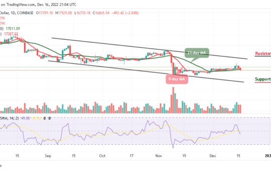 Bitcoin Price Prediction for Today, December 16: BTC/USD Plummets Below $17k