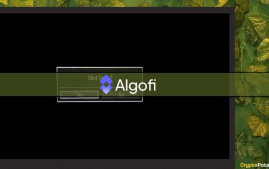 Algorand's Largest DeFi Protocol Shutting Down Operations