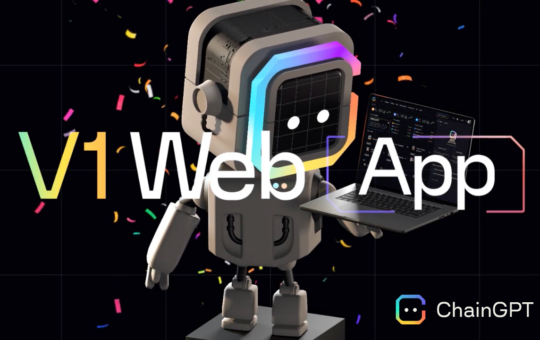 ChainGPT unveils the release of its V1 Dashboard, enabling Web3 with AI Capabilities
