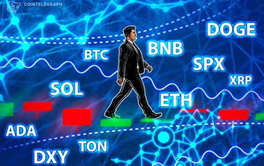 Price analysis 10/23: SPX, DXY, BTC, ETH, BNB, XRP, SOL, ADA, DOGE, TON