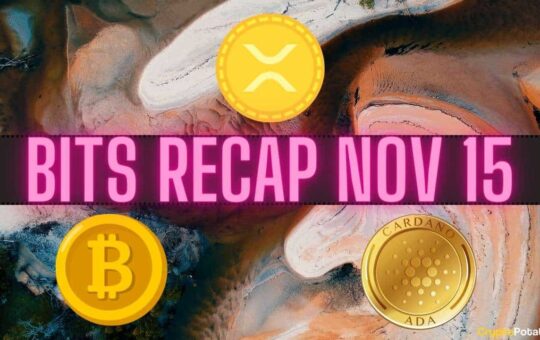 Important Ripple vs. SEC Update, Bitcoin (BTC) Price Prediction, Outrageous Cardano (ADA) Forecast: Bits Recap Nov 15