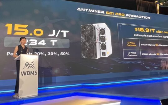 Bitmain Reveals S21 Pro Bitcoin Miner: Pioneering 15 Joules per Terahash 